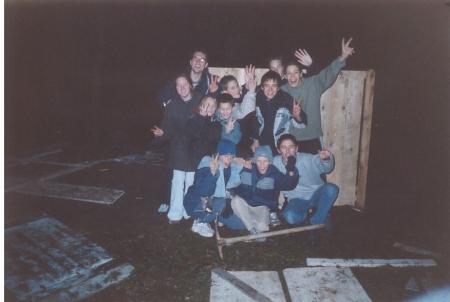 devant notre 1 &egrave;re cabane