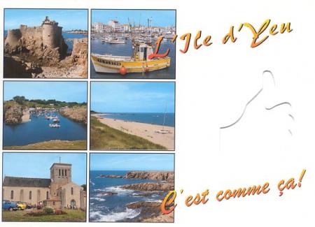 carte de l'Ile d'Yeu