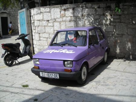 Voiture Milka